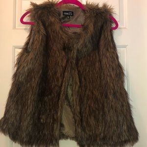 Fuzzy vest